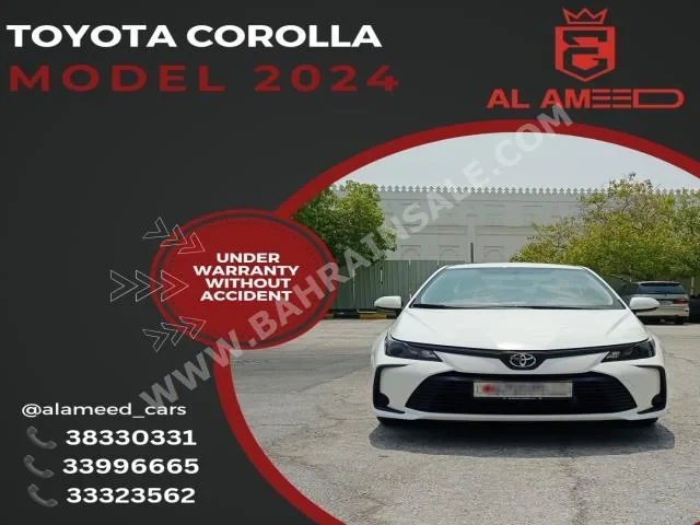 Toyota Corolla XLI 2024 Sedan Automatic 4 8,000 FWD White Gasoline